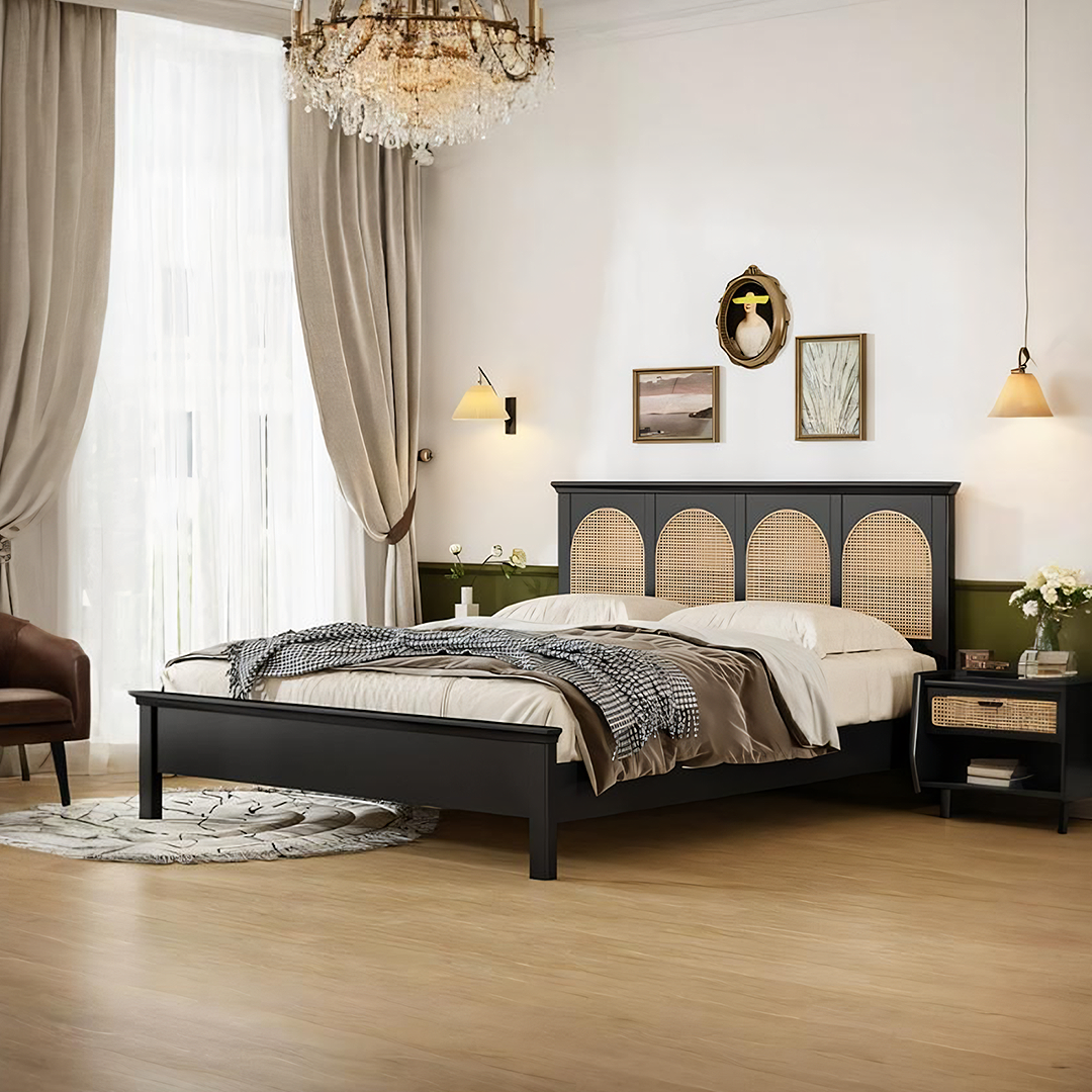 Aston Rattan Bed - Lakkadhaara