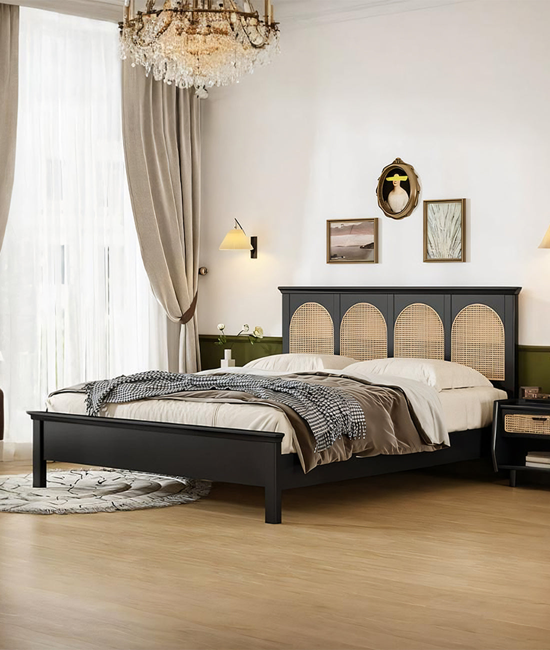Aston Rattan Bed - Lakkadhaara