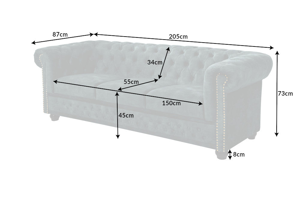 Berlin Chesterfield Sofa - Lakkadhaara