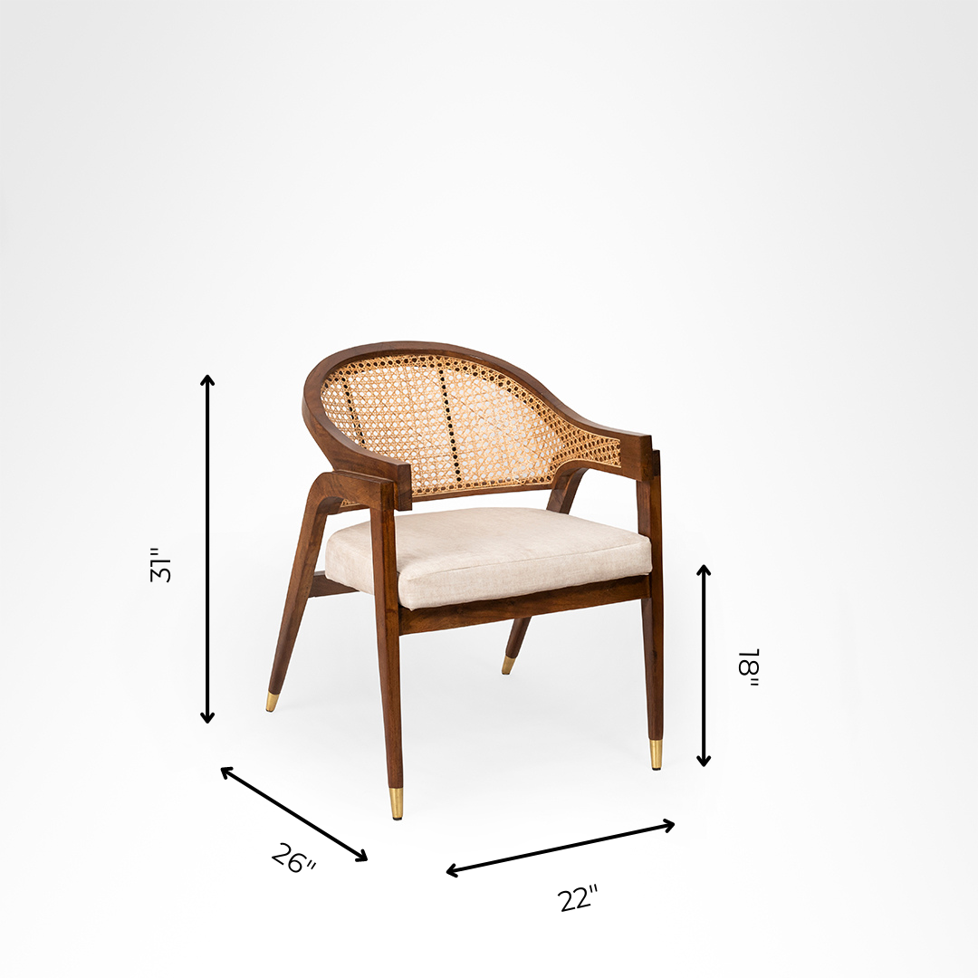 Birbal Dining Chair - Lakkadhaara