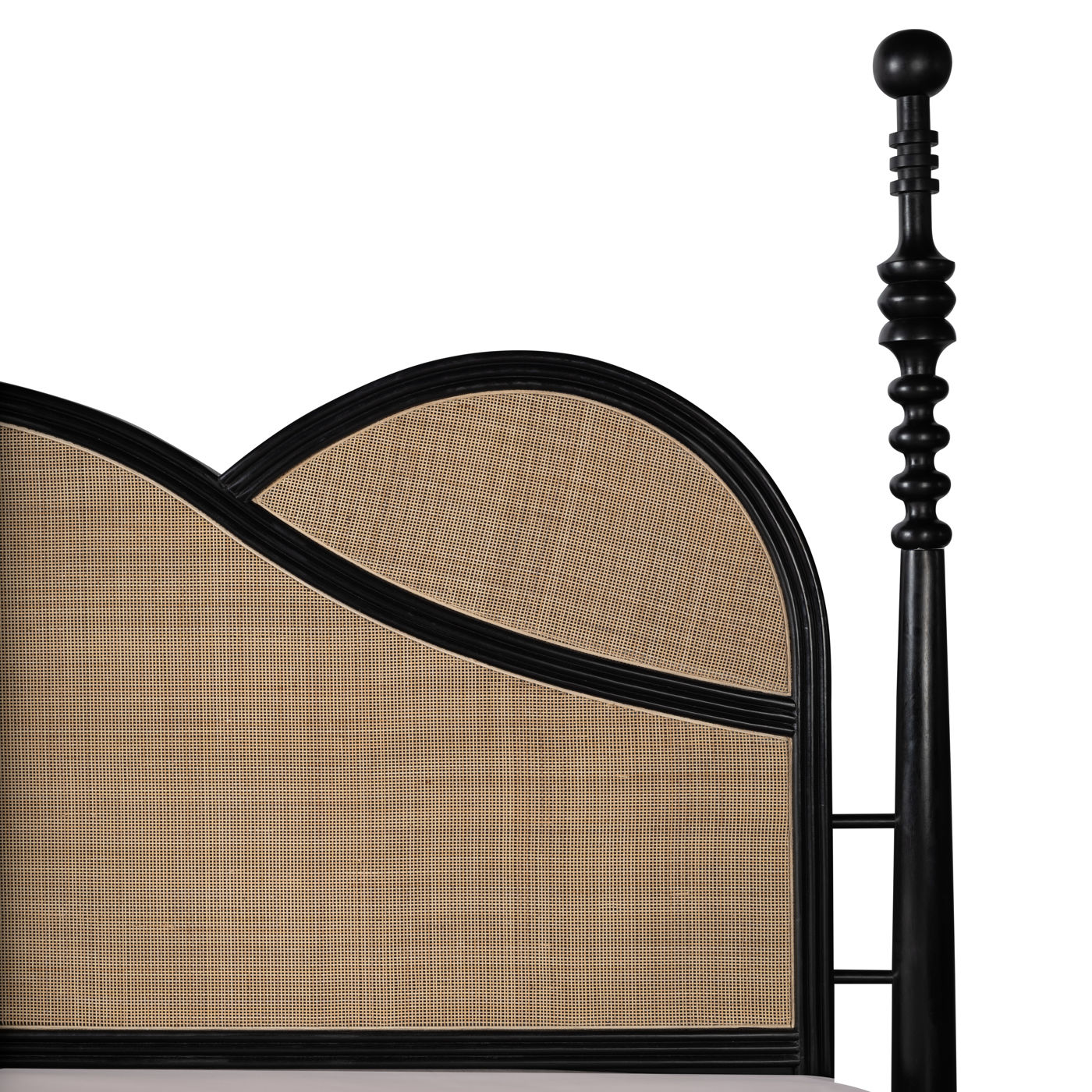 Eclipse Solid Wood Bed - Lakkadhaara