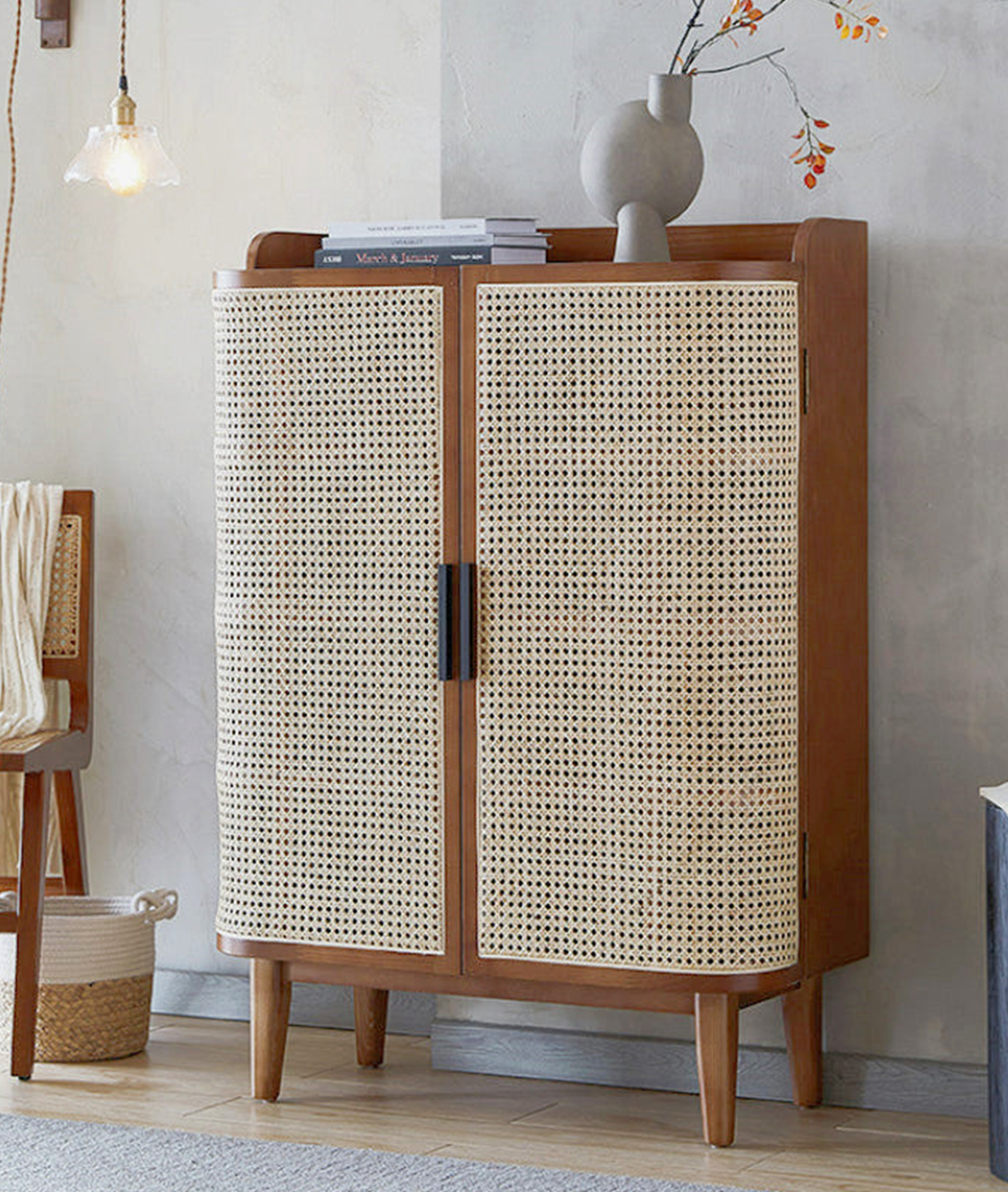 Eddy Rattan Shoe Rack - Lakkadhaara