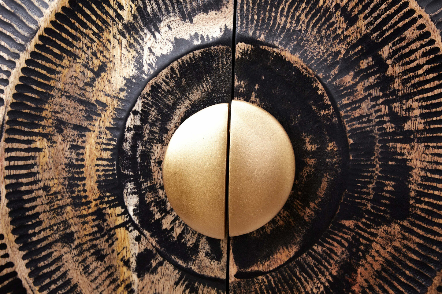 Golden Sunburst Sideboard - Lakkadhaara