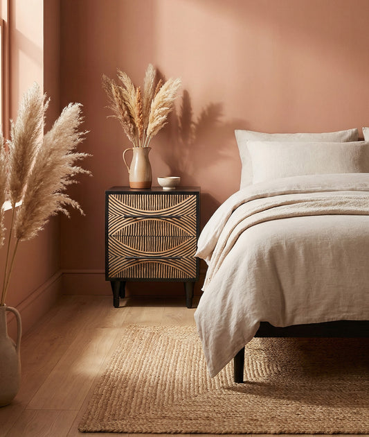 Izzy Carved Bed Side