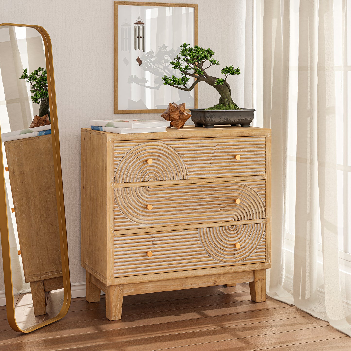 Nubra Bedside Table