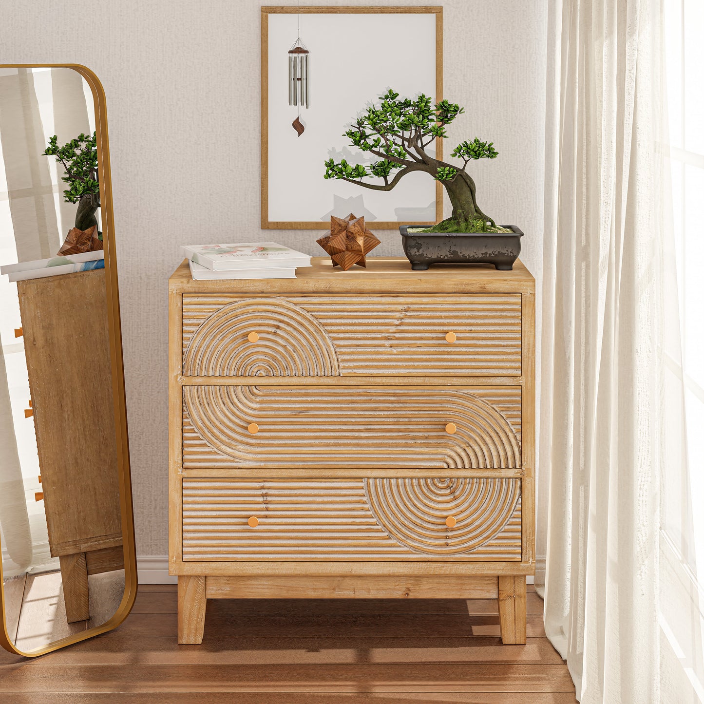Nubra Bedside Table