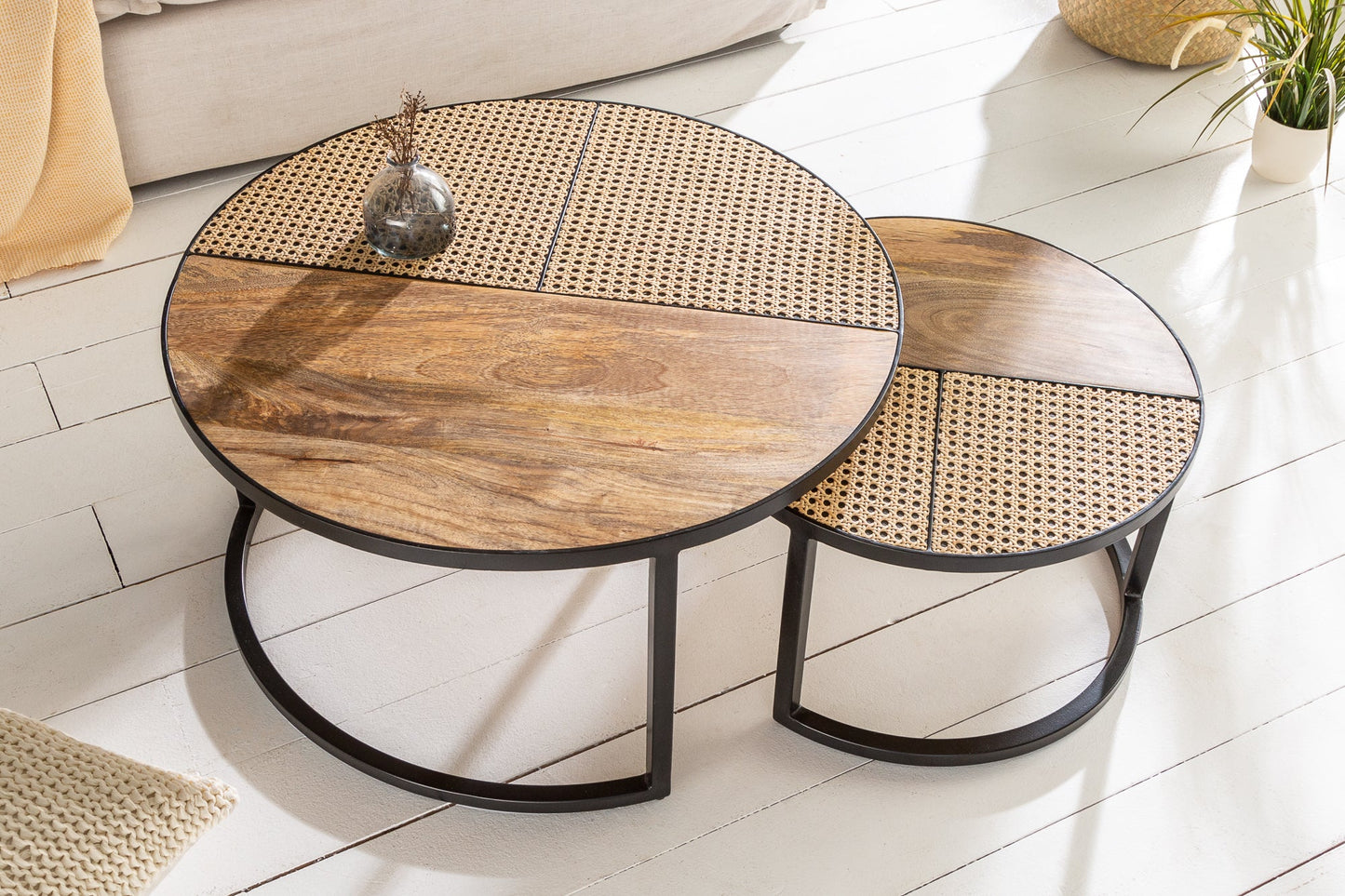 Rewa Nesting Table - Lakkadhaara
