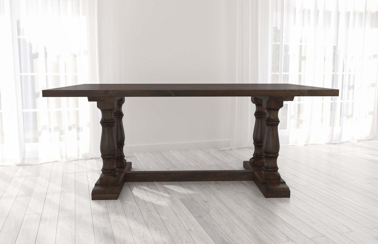 Stupa Solid Wood Dining Table - Lakkadhaara