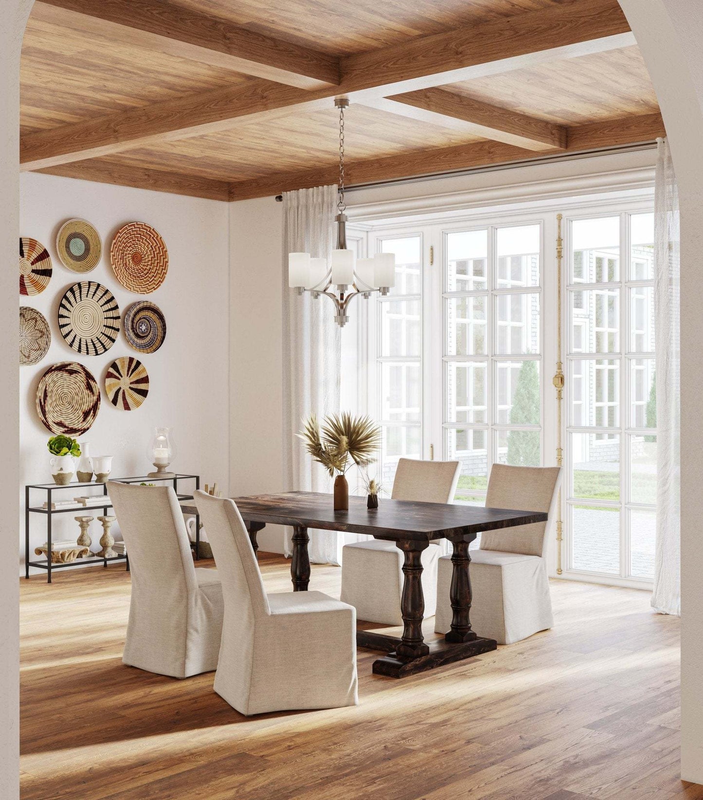 Stupa Solid Wood Dining Table - Lakkadhaara
