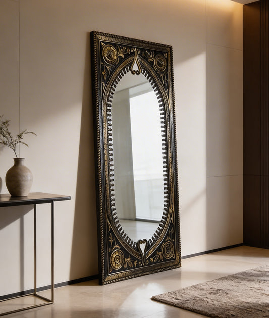 Sukrit Carved Mirror