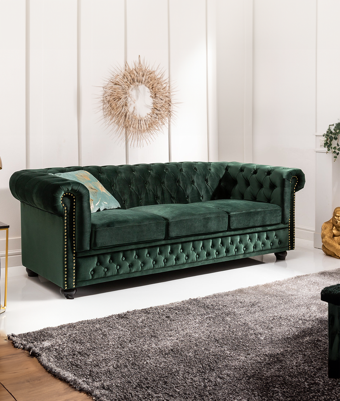 Themis Chesterfield Sofa - Lakkadhaara