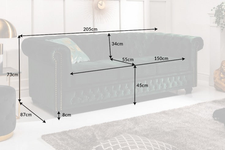 Themis Chesterfield Sofa - Lakkadhaara