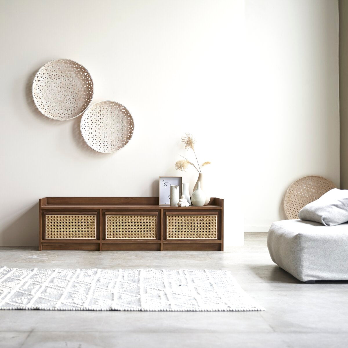 Yoko Rattan TV Unit