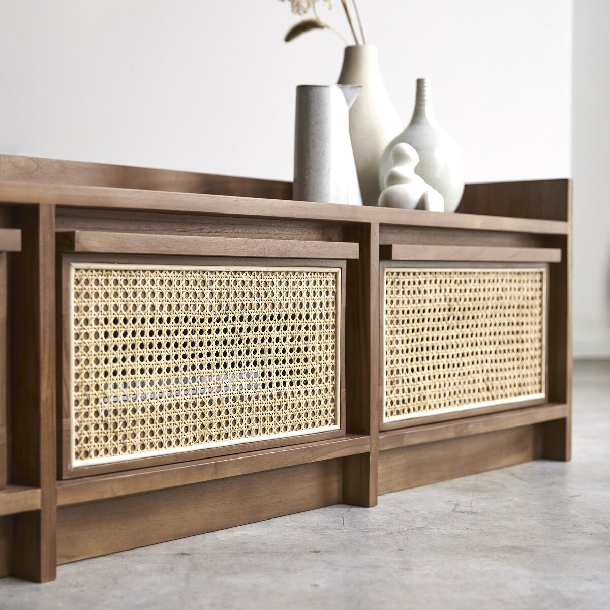 Yoko Rattan TV Unit