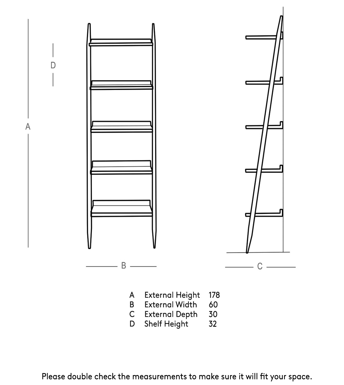 Lily Ladder bookshelf