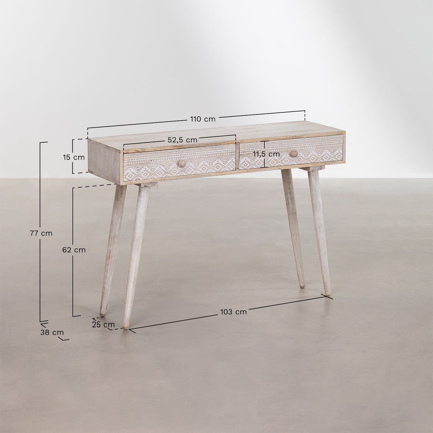 Abada Study Table - Lakkadhaara