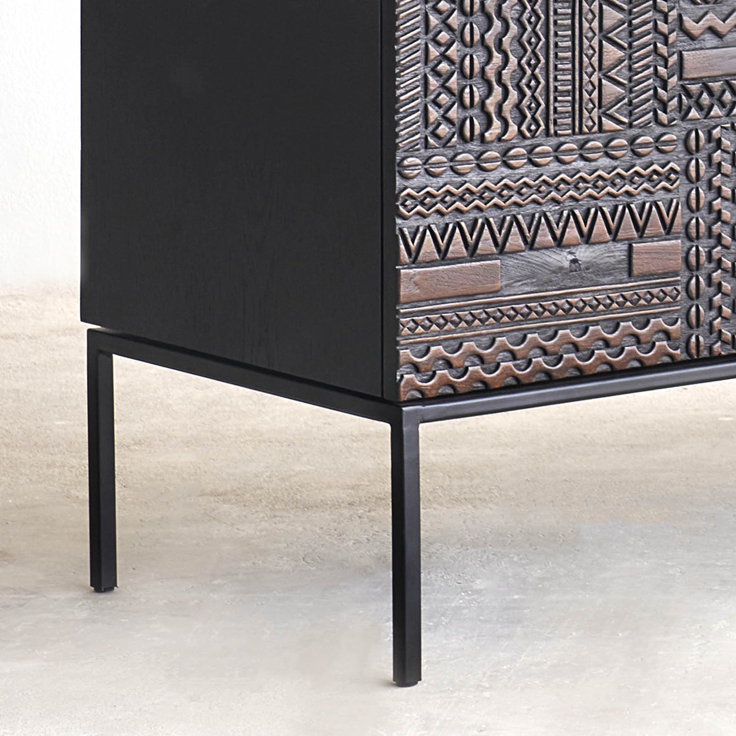 Ancestors Carved TV Unit - Lakkadhaara