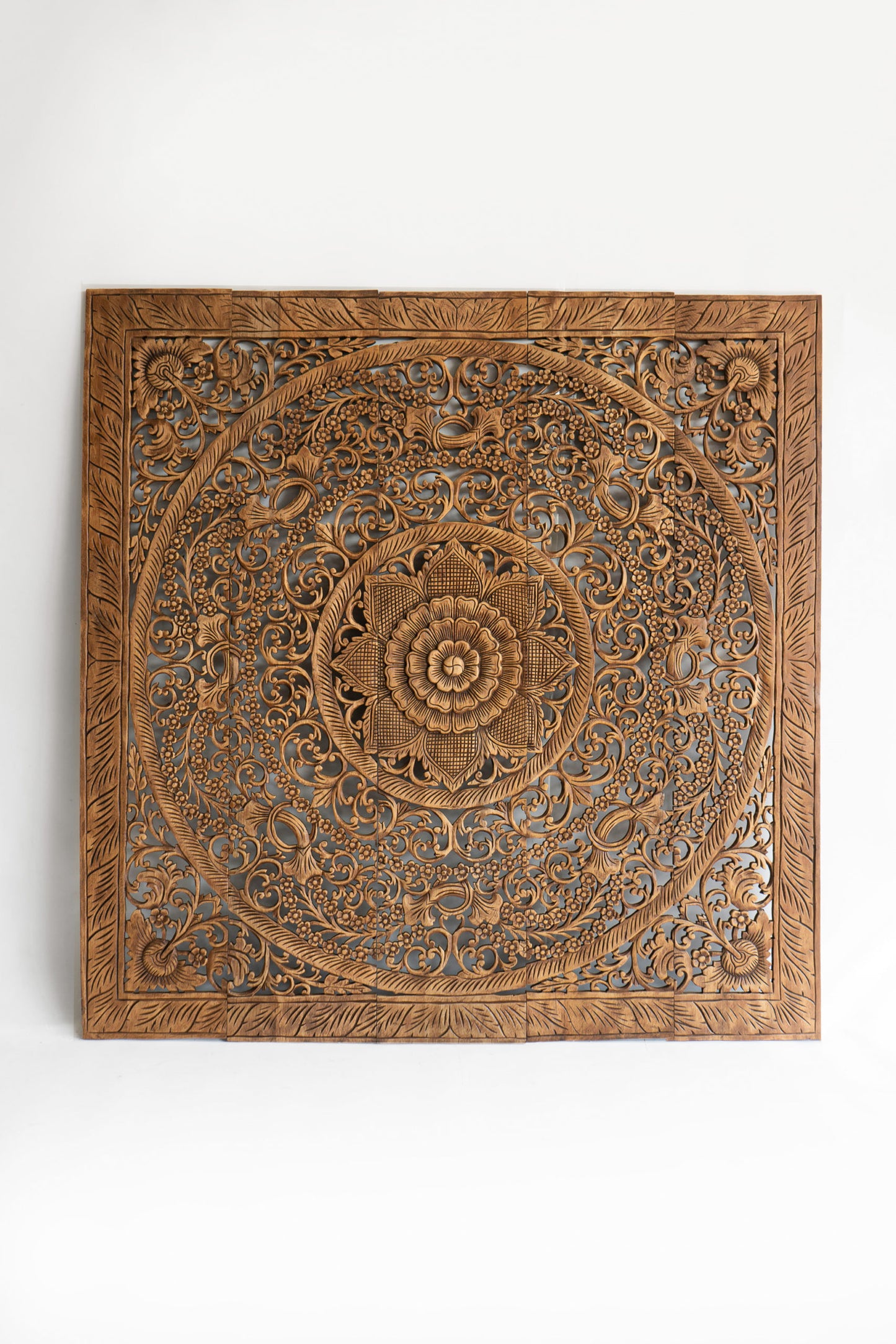 Antique Carved Headboard - Lakkadhaara