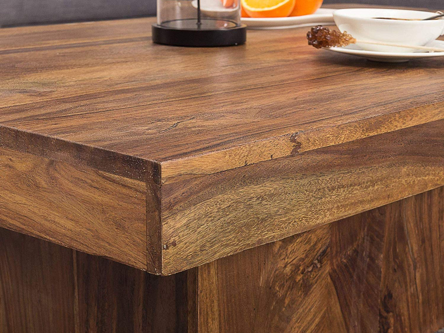 Arras Solid Wood Center Table - Lakkadhaara