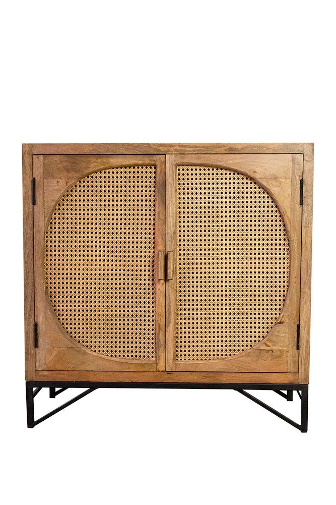 Cane Two-Door Cabinet - Lakkadhaara