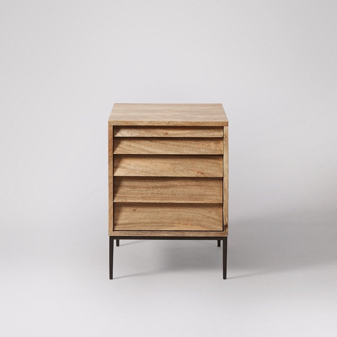 Dazbog Solid Wood Bed Side - Lakkadhaara