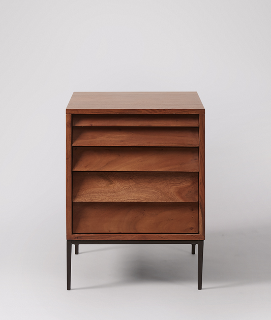 Dazbog Solid Wood Bed Side Table - Lakkadhaara