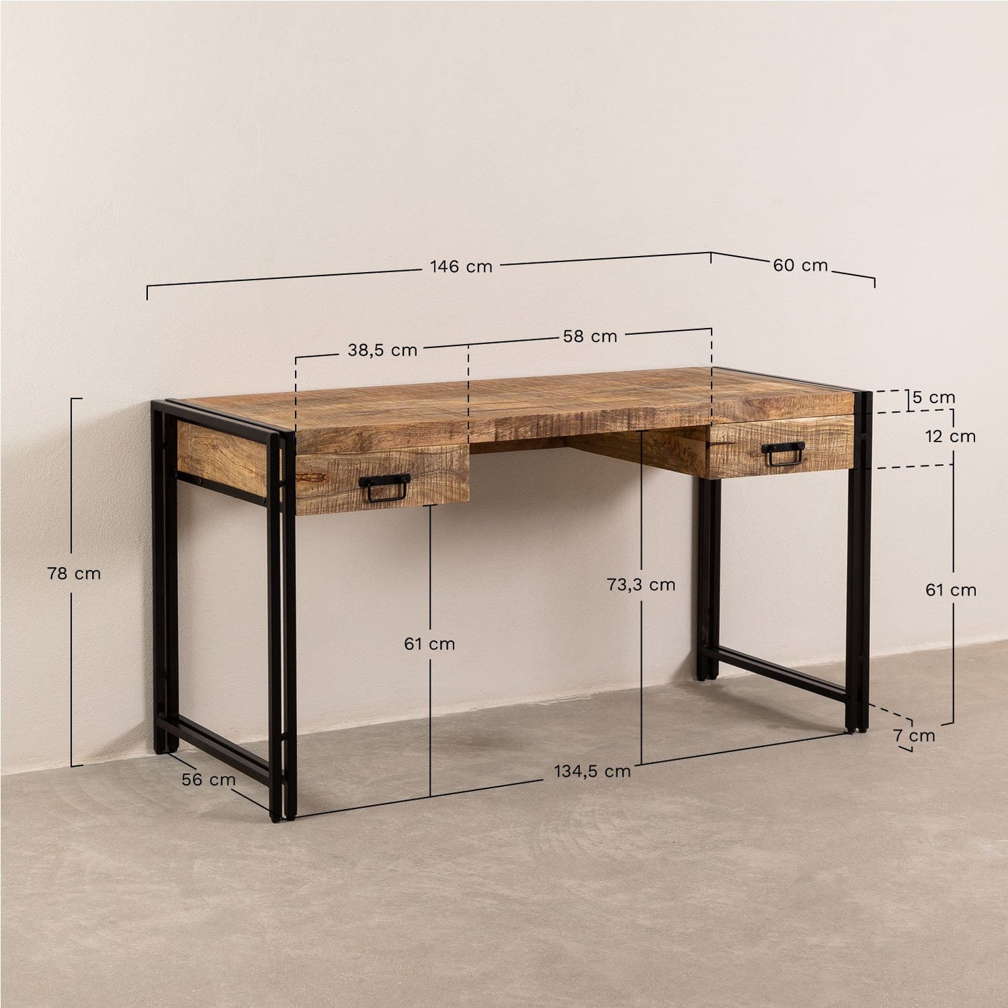 Diana Study Desk - Lakkadhaara