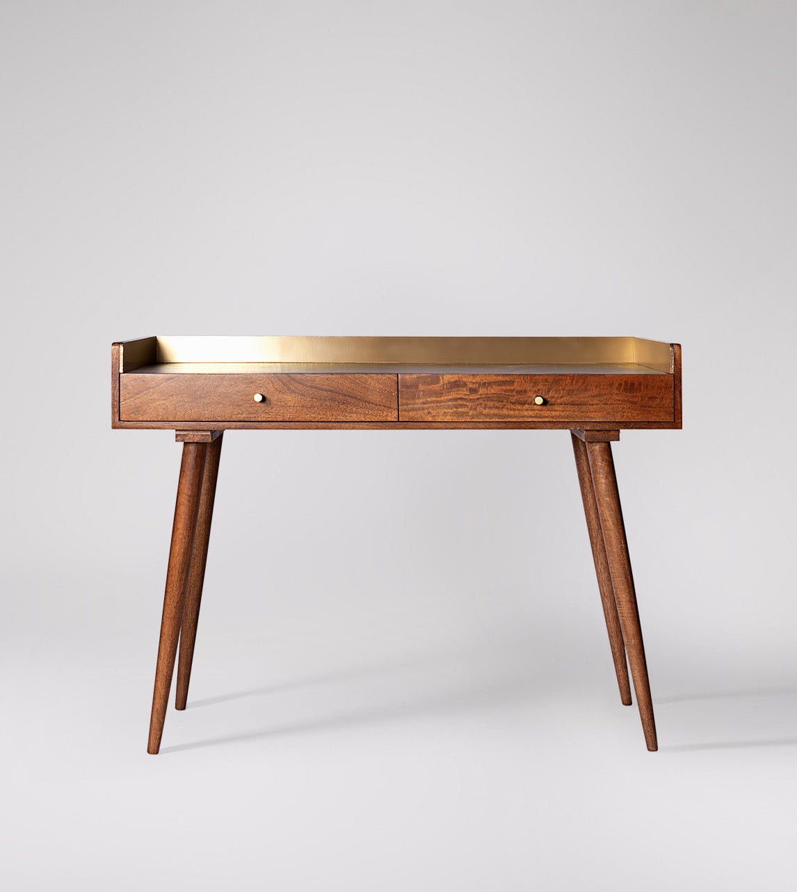 Diana Retro Gold Trimmed Desk