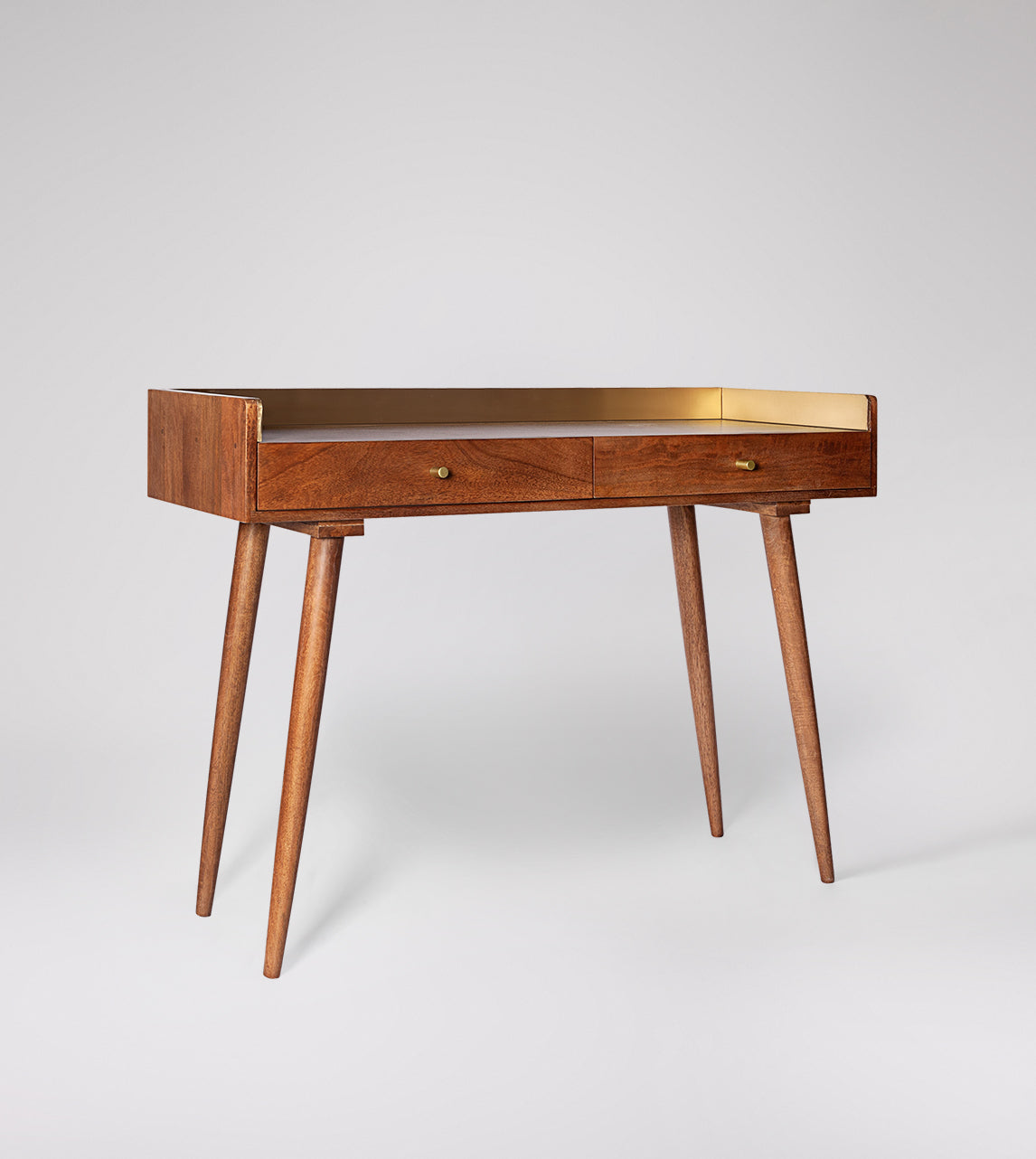 Diana Retro Gold Trimmed Desk