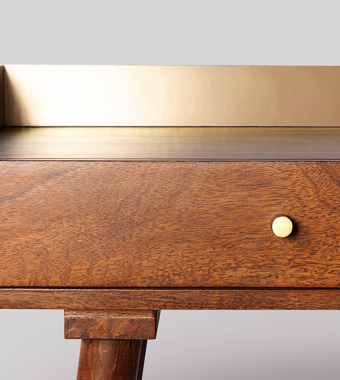 Diana Retro Gold Trimmed Desk