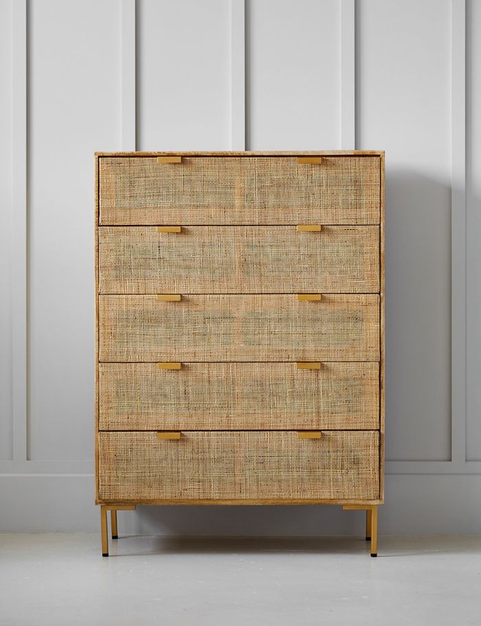 Divi Rattan Webbed Chest Of Drawers - Lakkadhaara
