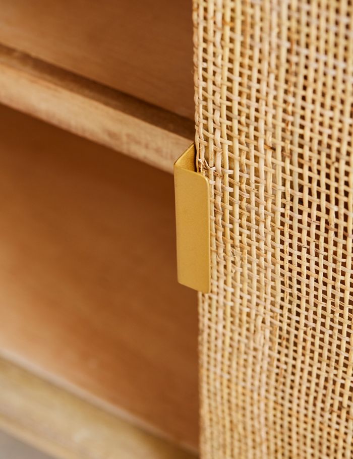 Divi Rattan Webbed Sideboard - Lakkadhaara