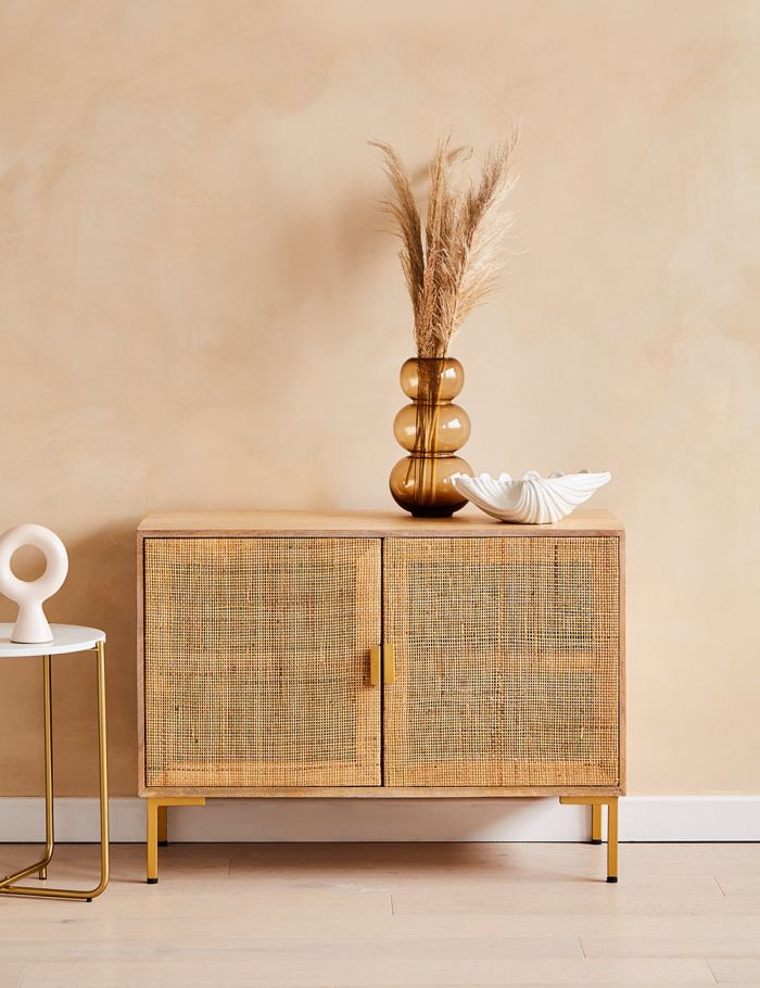 Divi Rattan Webbed Sideboard - Lakkadhaara