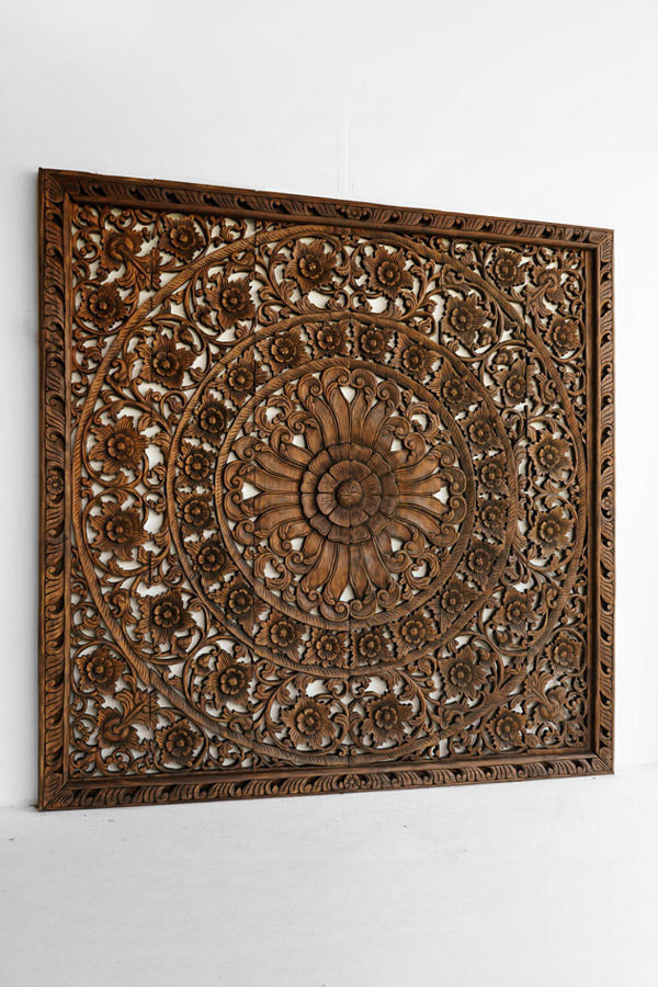 Floral King Size Headboard - Lakkadhaara