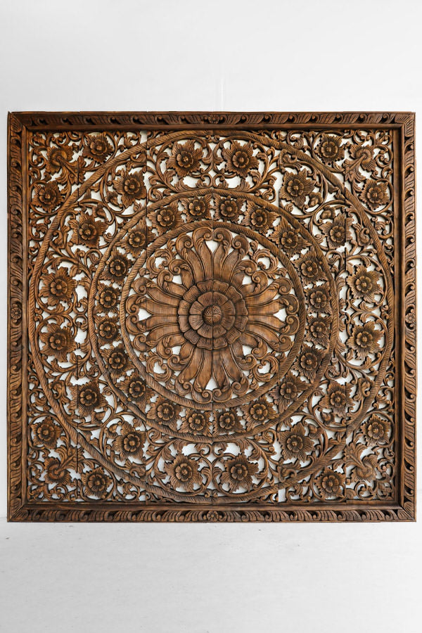 Floral King Size Headboard - Lakkadhaara