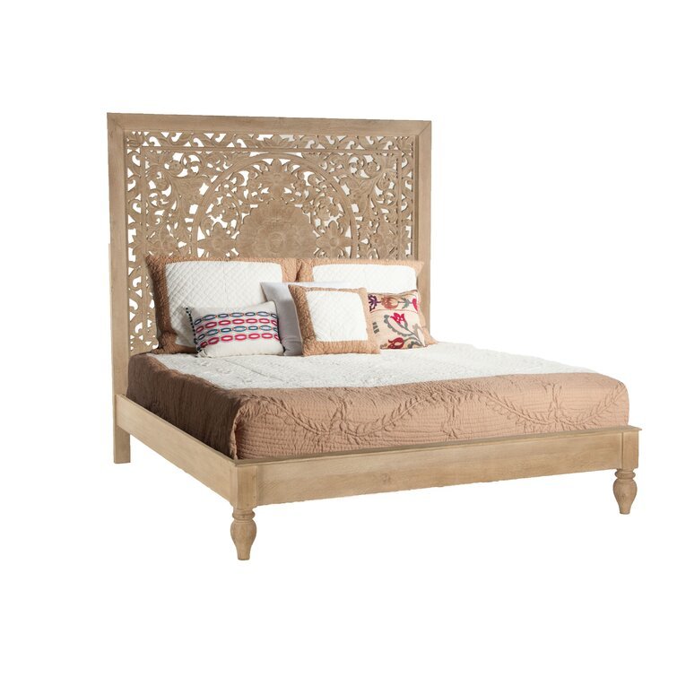Florence Carving Bed - Lakkadhaara