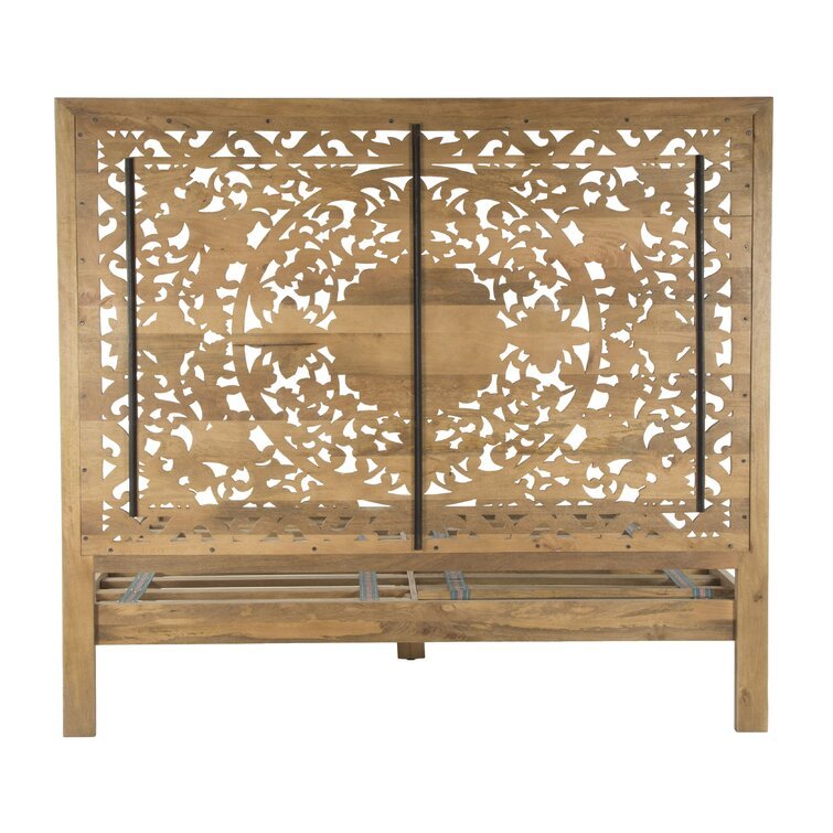 Florence Carving Bed - Lakkadhaara