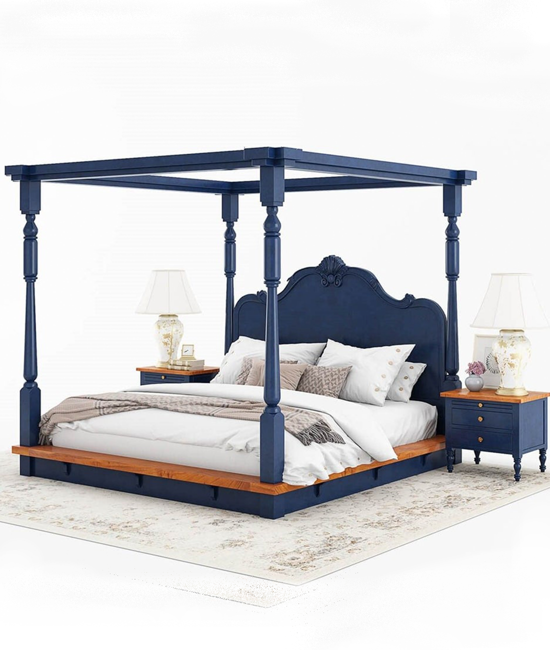 Florentina Poster Bed - Lakkadhaara