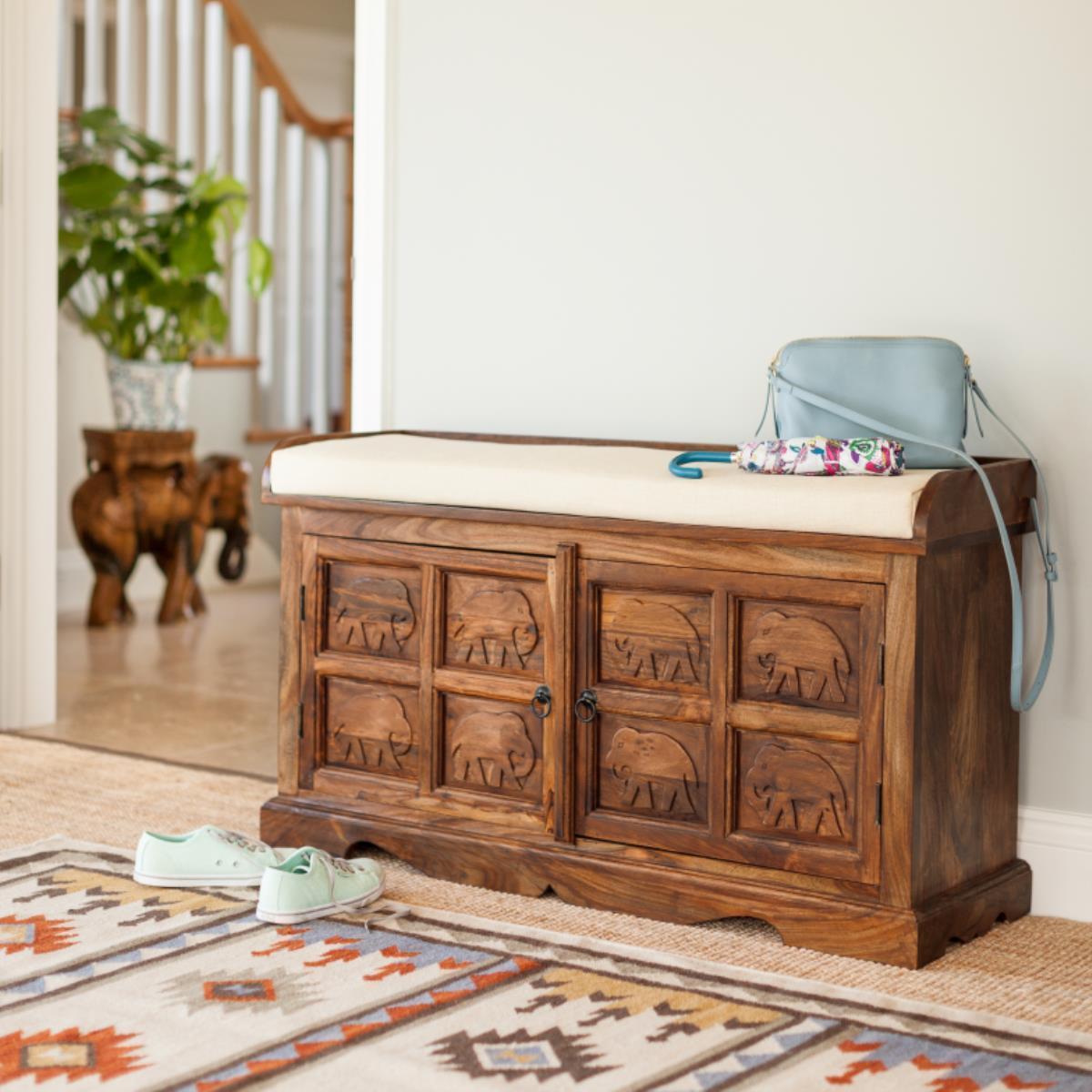 Gajraj Storage Bench - Lakkadhaara