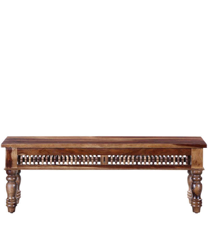 Ghirli Solid Wood 6 Seater Dining Table Set - Lakkadhaara