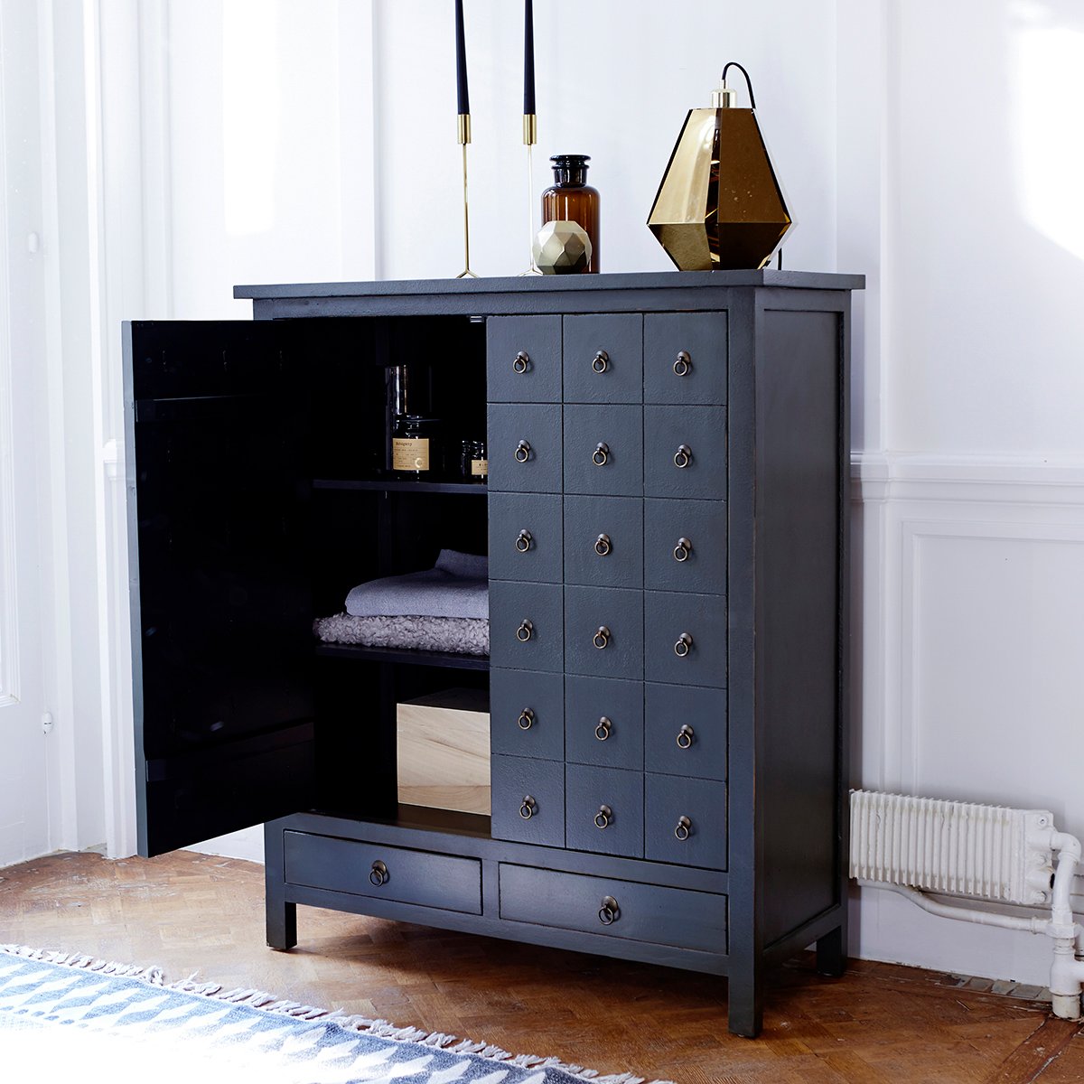 Greta Solid Wood Cabinet