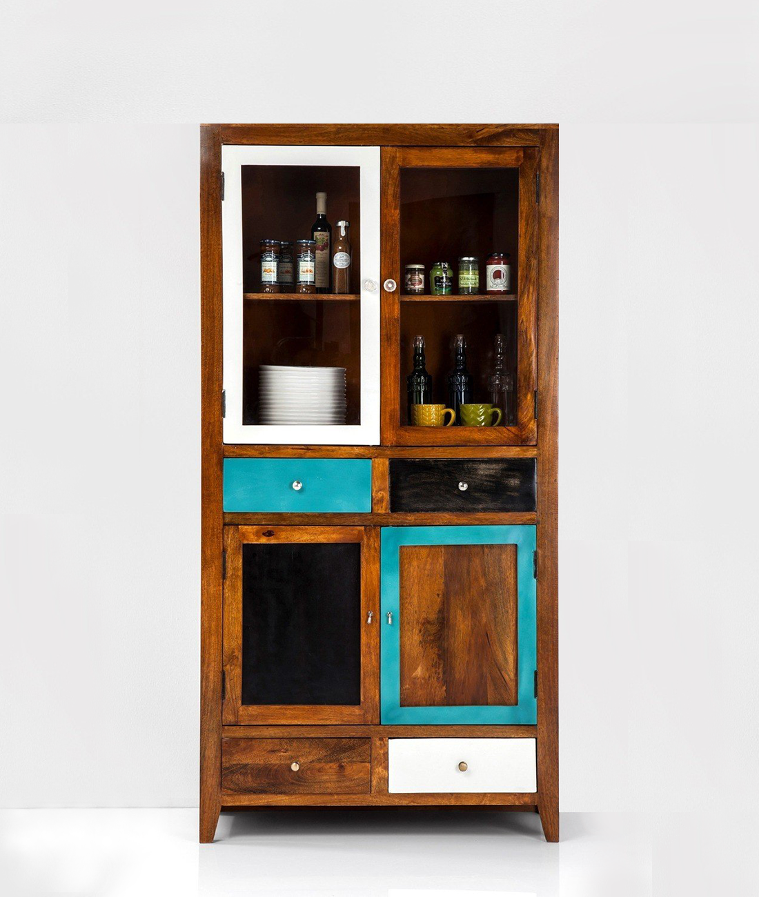 Roscof Solid Wood Cupboard For Multipurpose