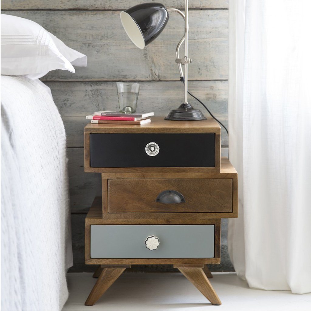 Home Decor Solid Wood Bed Side Table - Lakkadhaara
