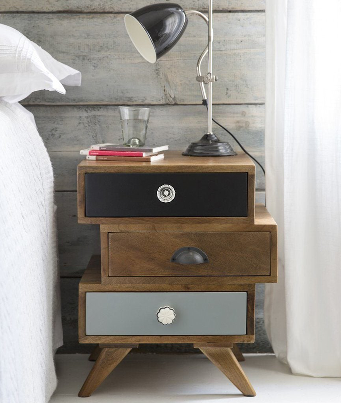 Home Decor Solid Wood Bed Side Table - Lakkadhaara