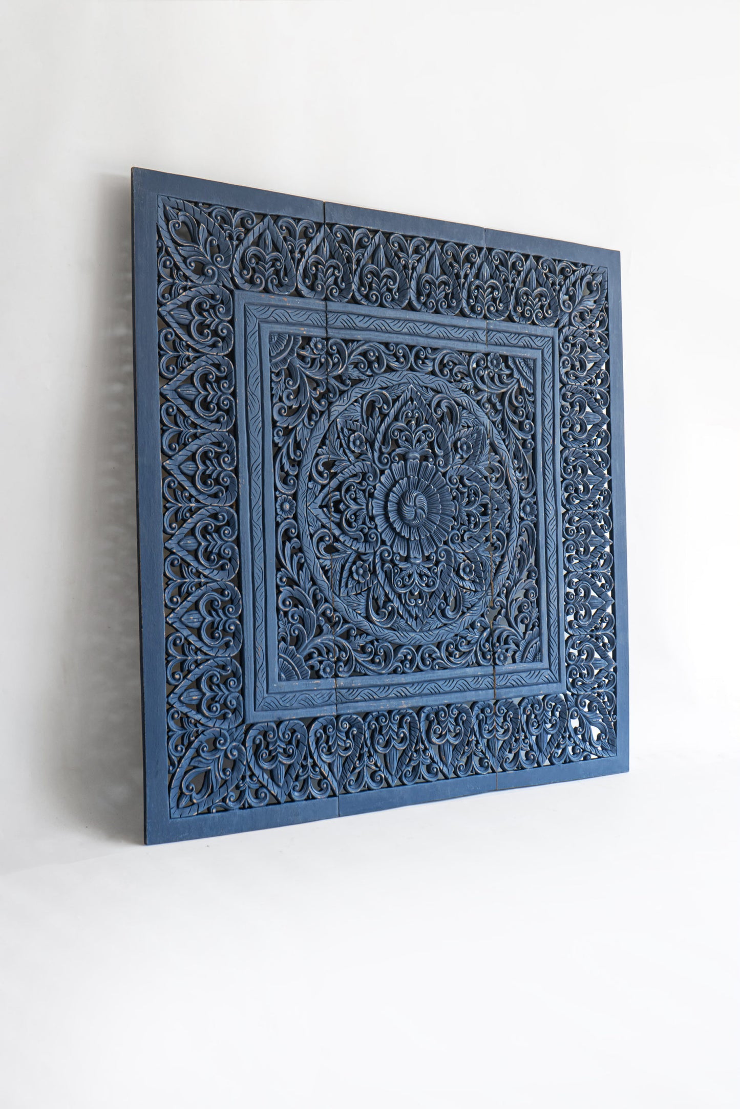 Indigo Dye Headboard - Lakkadhaara