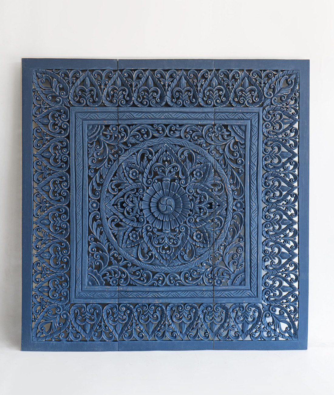 Indigo Dye Headboard - Lakkadhaara