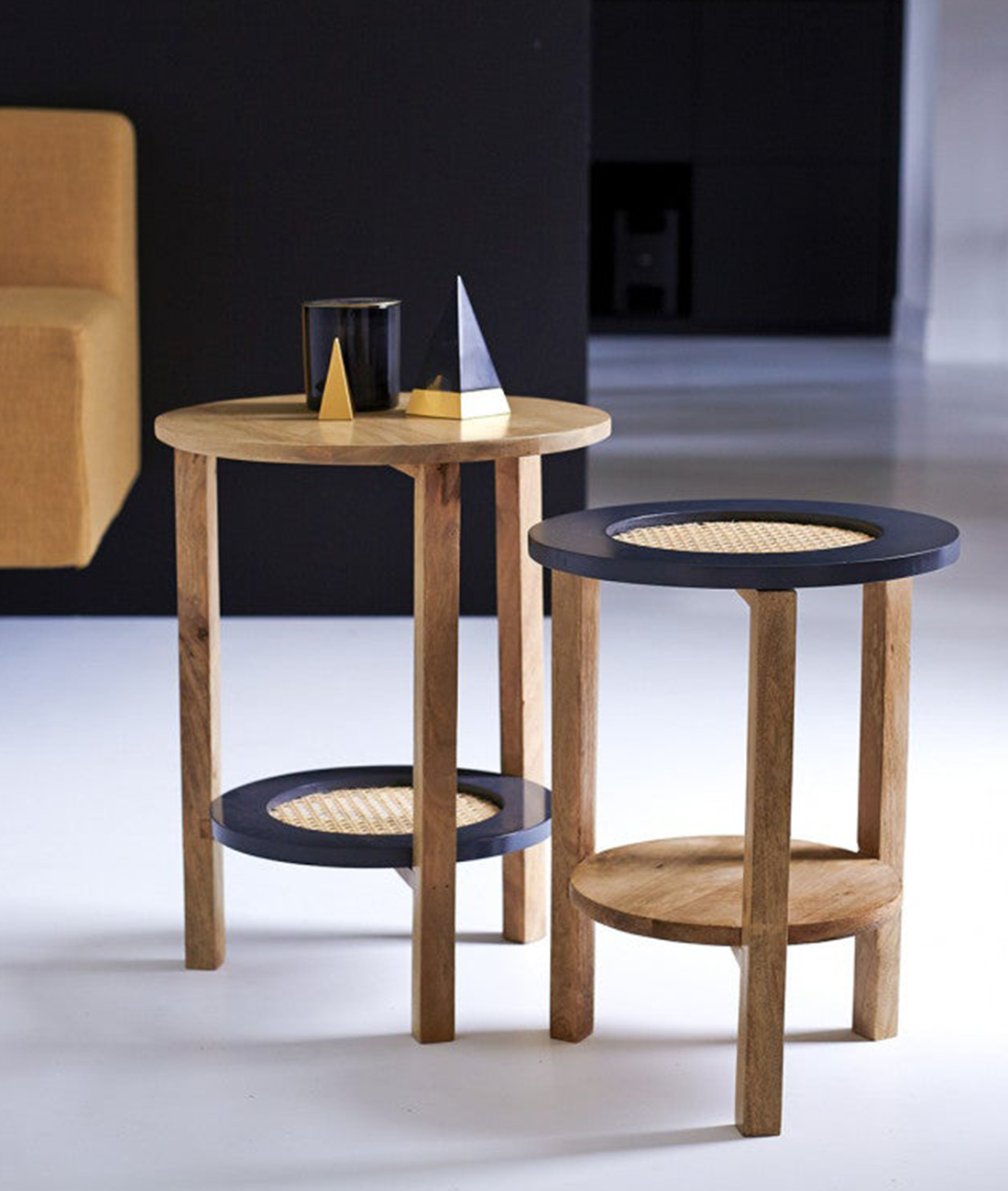Kanav Stool Set Of Two - Lakkadhaara