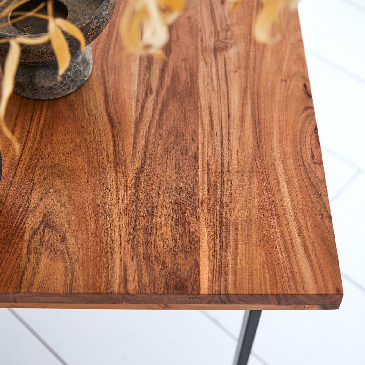 Leander Solid Wood Dining Table - Lakkadhaara