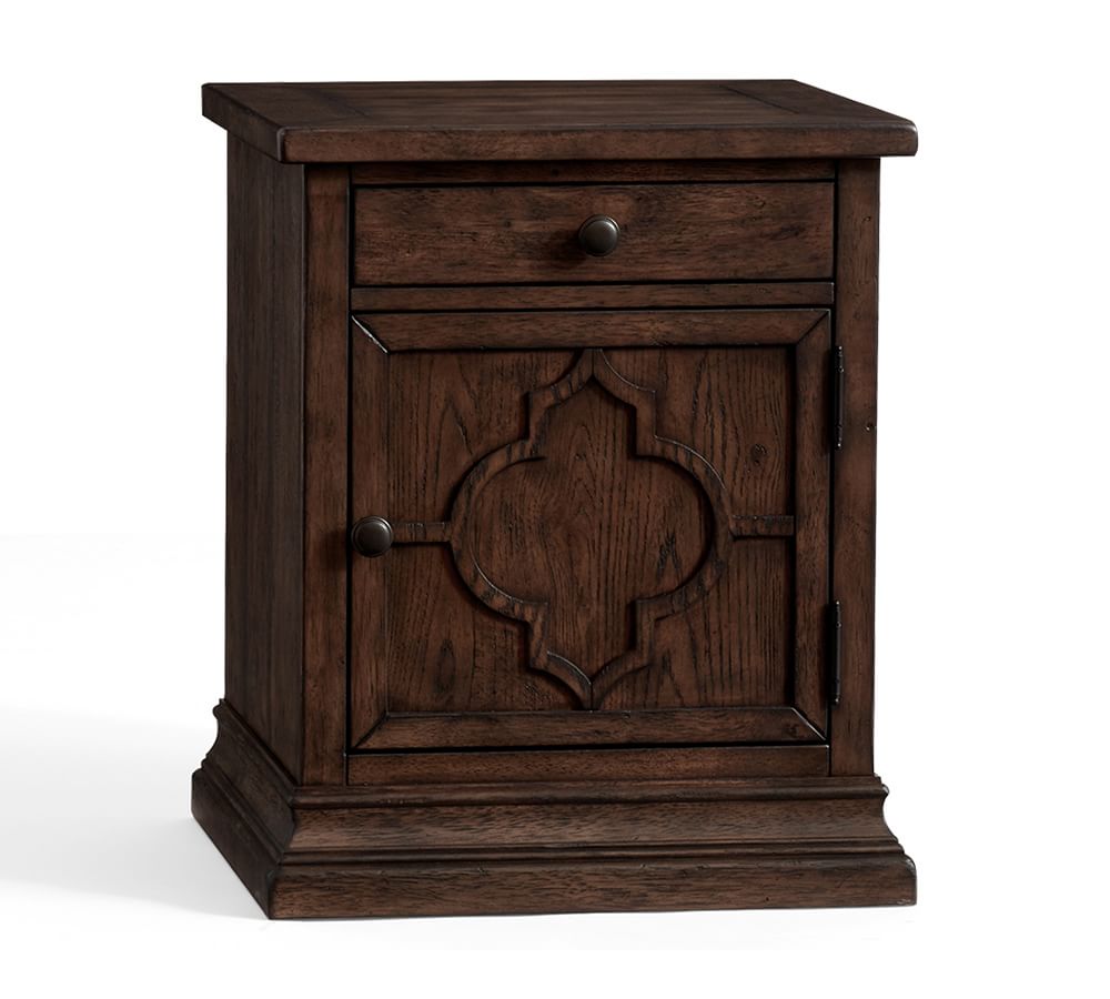 Leila Solid Wood Bed Side Table - Lakkadhaara