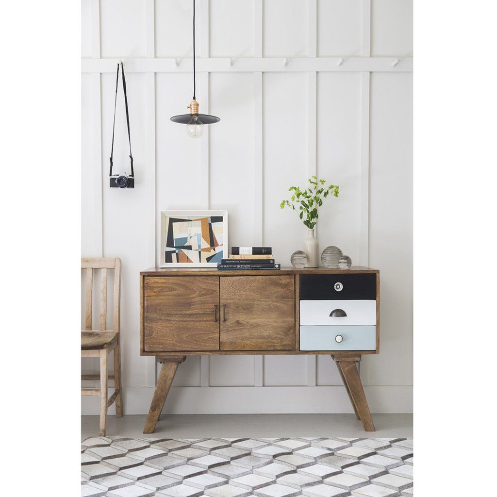 Marwari Solid Wood Multipurpose Sideboard - Lakkadhaara